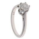 18ct White Gold 0.75ct Brilliant Cut Diamond Solitaire Ring
