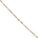 14ct Yellow Gold Figaro Anchor Chain 20"