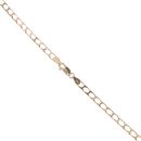 9ct Yellow Gold Square Curb Chain 18"
