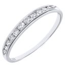 9ct White Gold 0.25ct Diamond Eternity Ring