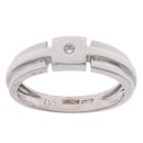 18ct White Gold 0.01ct Diamond Fancy Ring