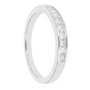 18ct White Gold Diamond Eternity Ring by Anya Belle