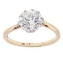 18ct Yellow Gold 1.50ct Old Cut Diamond Ring
