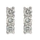 14ct White Gold 0.75ct Brilliant Cut Diamond Earrings