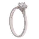 Platinum 0.50ct Brilliant Cut Diamond Solitaire Ring
