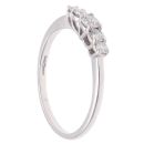 Platinum 0.50ct Brilliant Cut Diamond Five Stone Ring