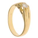 18ct Yellow Gold 0.33ct Diamond Signet Ring