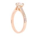 18ct Rose Gold 1.15ct Heart Cut Diamond Solitaire Ring