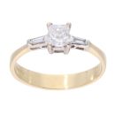 18ct Yellow Gold 0.55ct Diamond Solitaire Ring