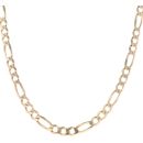 9ct Yellow Gold Figaro Chain 24"