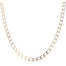 9ct Yellow Gold Square Curb Chain 28"