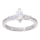 Platinum 0.60ct Diamond Solitaire Ring
