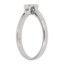 Platinum 0.20ct Princess Cut Diamond Solitaire Ring