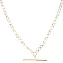 9ct Yellow Gold Albert T Bar Chain 20"