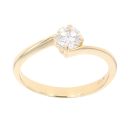 18ct Yellow Gold 0.50ct Brilliant Cut Diamond Solitaire Ring