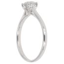 9ct White Gold Brilliant Cut 0.70ct Diamond Solitaire Ring