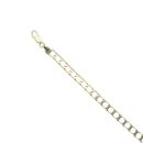 14ct Yellow Gold Curb Bracelet 8"