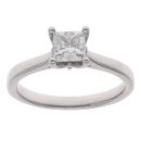Platinum 0.95ct Diamond Solitaire Ring