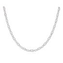 9ct White Gold Celtic Chain 18"