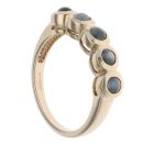9ct Yellow Gold Cat's Eye Five Stone Ring