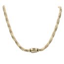 14ct Yellow Gold Monaco Spin Plain Lock Twist Chain 20"