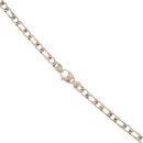 9ct Yellow And White Gold Fancy Chain 18"