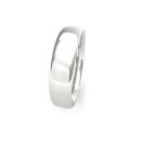 Platinum 5mm Slight Court Wedding Band