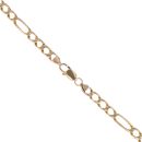 9ct Yellow Gold Figaro Chain 22"