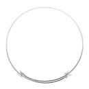 Silver Childrens Plain Expanding Bangle