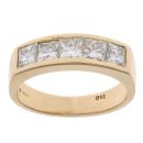 18ct Yellow Gold 1.75ct Diamond Five Stone Ring