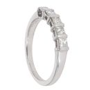18ct White Gold Five Stone 0.50ct Diamond Ring