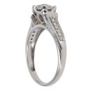 9ct White Gold 0.33ct Brilliant Cut Diamond Cluster Ring