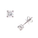 18ct White Gold 0.70ct Diamond Stud Earrings