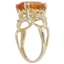 9ct Yellow Gold Citrine Single Stone Ring