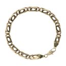 14ct Yellow Gold Fancy Bracelet 7.5"
