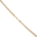 9ct Yellow Gold Double Curb Chain 18"