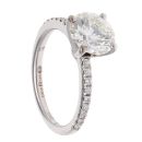 14ct White Gold 1.75ct Brilliant Cut Diamond Solitaire Ring