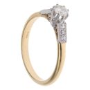 18ct Yellow Gold 0.40ct Brilliant Cut Diamond Solitaire Ring