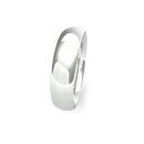Platinum 5mm Traditional Court Wedding Band