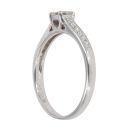 18ct White Gold 0.35ct Princess Cut Diamond Solitaire Ring