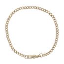 9ct Yellow Gold Curb Bracelet 8"