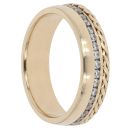 18ct Yellow Gold Cubic Zirconia Eternity Ring