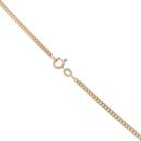 9ct Yellow Gold Curb Chain 22"