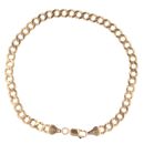 9ct Yellow Gold Curb Bracelet 9"