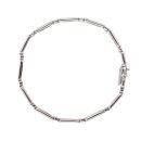 9ct White Gold Fancy Bracelet 7"