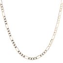 9ct Yellow Gold Figaro Chain 18"