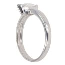 9ct White Gold Cubic Zirconia Single Stone Ring