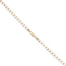 9ct Yellow Gold Square Link Curb Chain 18"