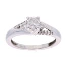 9ct White Gold 0.45ct Diamond Solitaire Ring