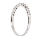 9ct White Gold 0.33ct Diamond Half Eternity Ring